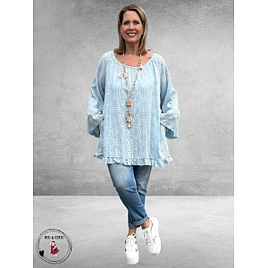 NC Tuniek Carmen Style Lichtblauw